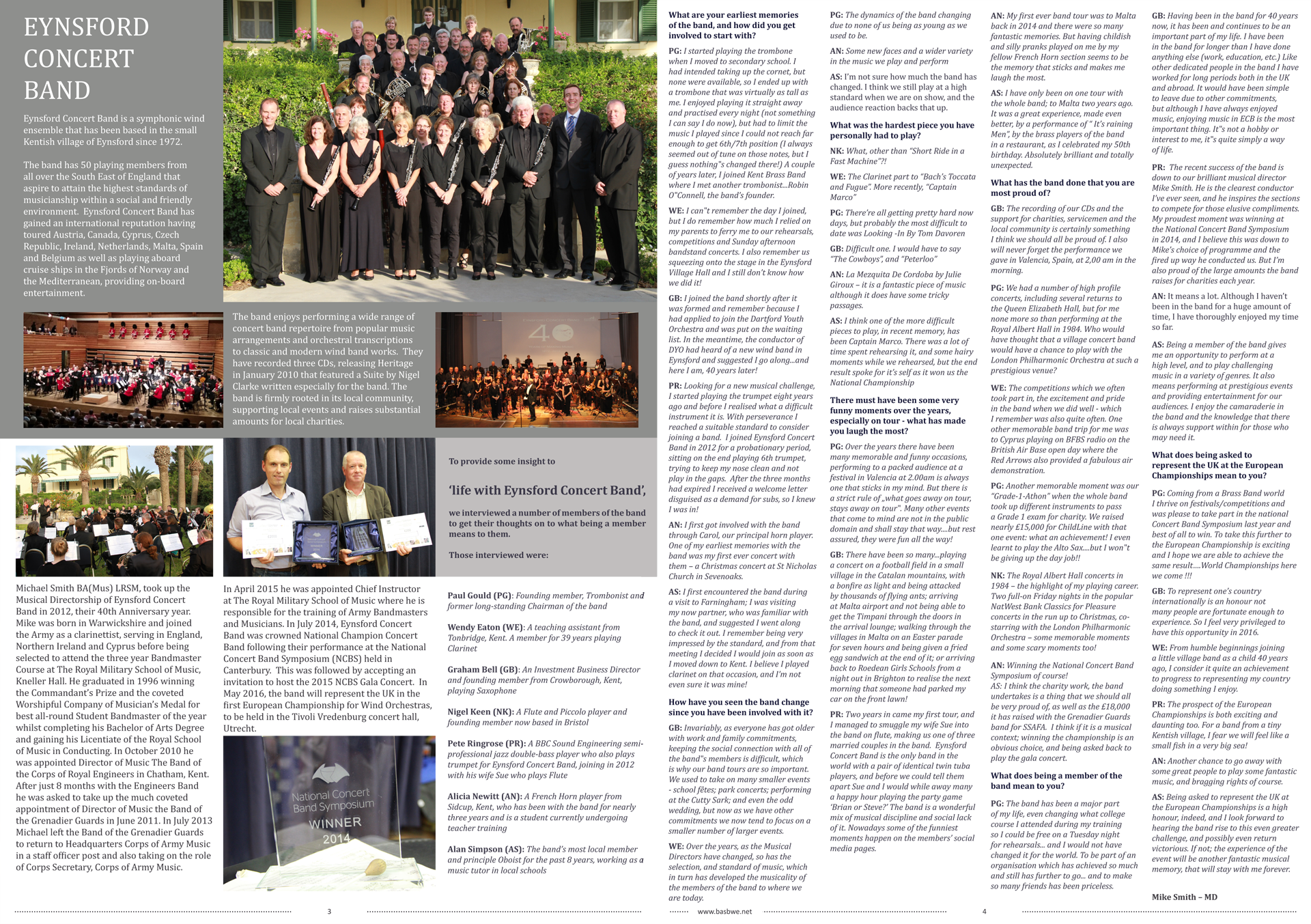 BASBWE Magazine Winter